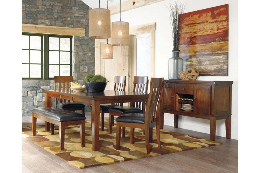 Ralene Medium Brown Dining Extension Table Only