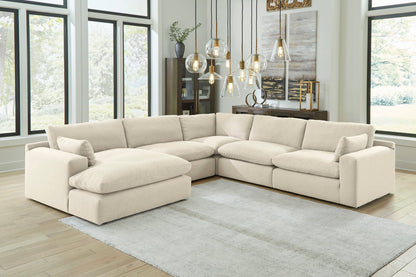 Elyza 5-Pieces Sectional with Chaise - LAF / RAF