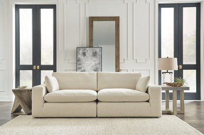 Elyza Linen Loveseat - Decohub Home
