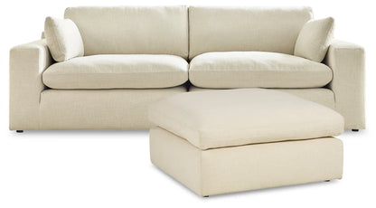 Elyza Linen 2-Pieces Sectional Loveseat
