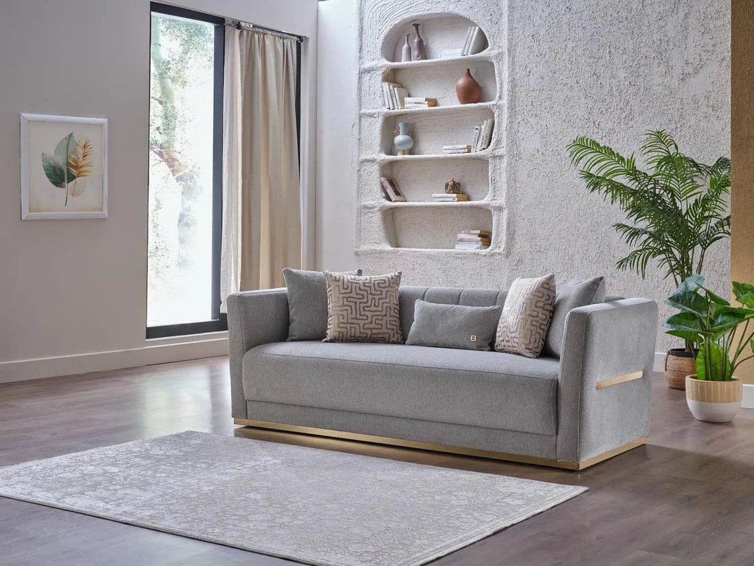 Monroe Merit Gray Sleeper Sofa