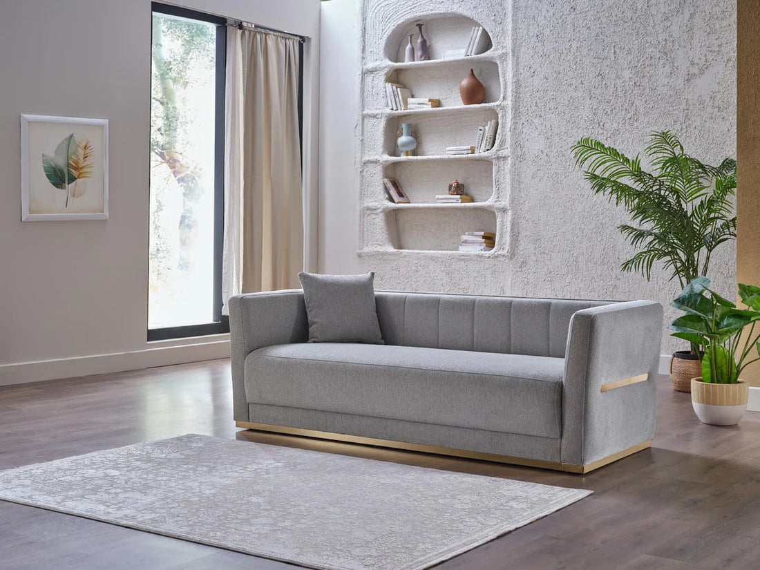 Monroe Merit Gray Sleeper Sofa