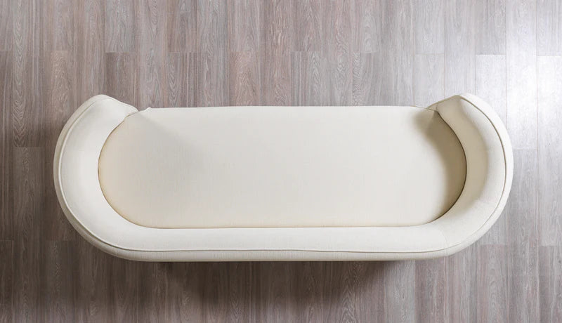 Helena Ivory Velvet Sofa &amp; Loveseat