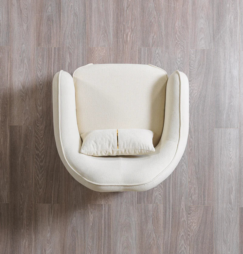 Helena Ivory Velvet Sofa &amp; Loveseat