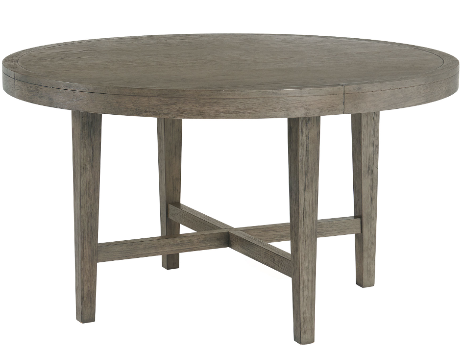 Versailles Contemporary Round Dining Table Set in Grey